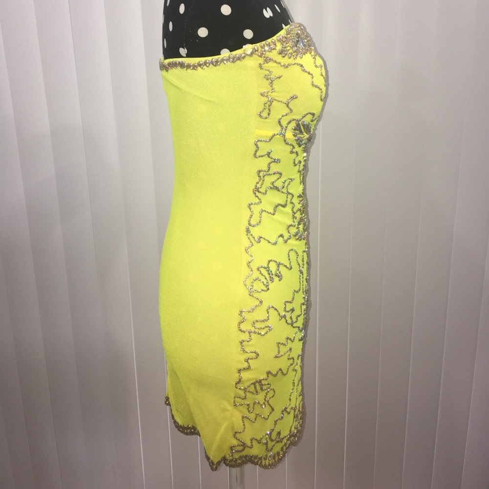 SOLD!!!  Hand Painted Holt dress - Picture 2 of 13
